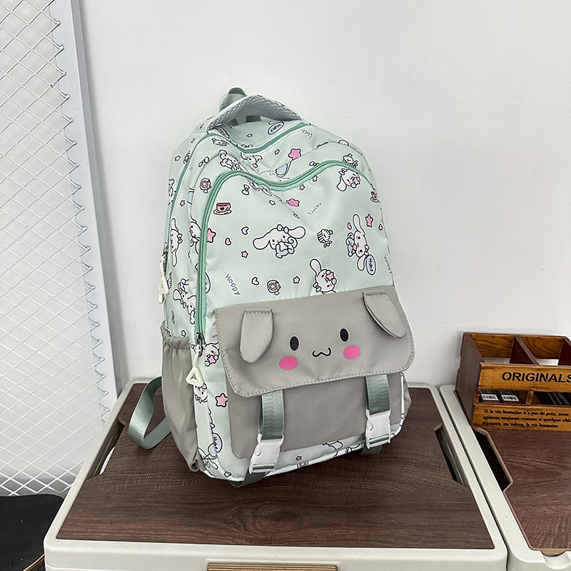 2024 New Korean cartoon cute printed large-capacity casual and lightweight backpack for students in grades two to four details Picture