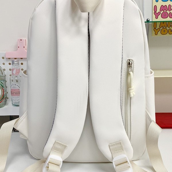The new high-appearing-level cute Capibara backpack is a versatile large-capacity backpack for high school and junior high school students' commutes Specification drawing
