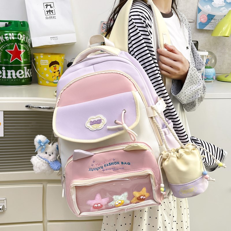 Dopamine large-capacity multi-compartment backpack with pain-relieving layers for a laid-back travel style, versatile waterproof backpack details Picture