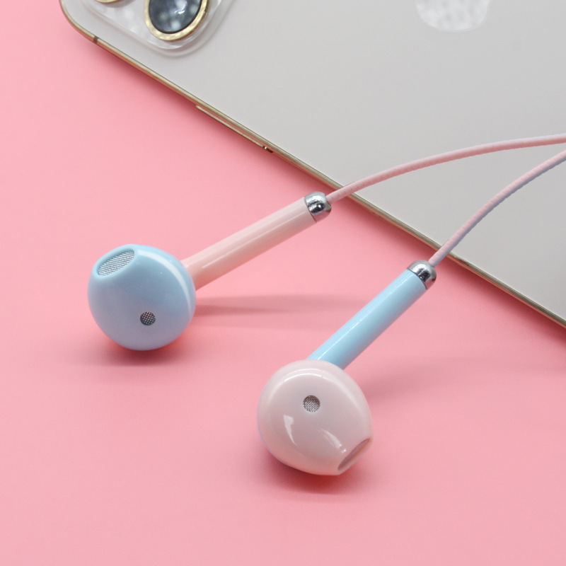 VPB A12 is a universal in-ear wired headset with microphone color for Huawei, Apple, Android and oppo mobile phones Specification drawing