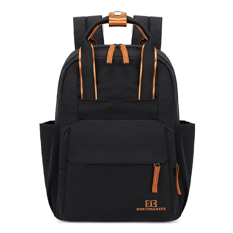 A new 2024 trendy and fashionable travel backpack for women, a large-capacity, simple commuting computer bag, and a college student schoolbag Item Picture