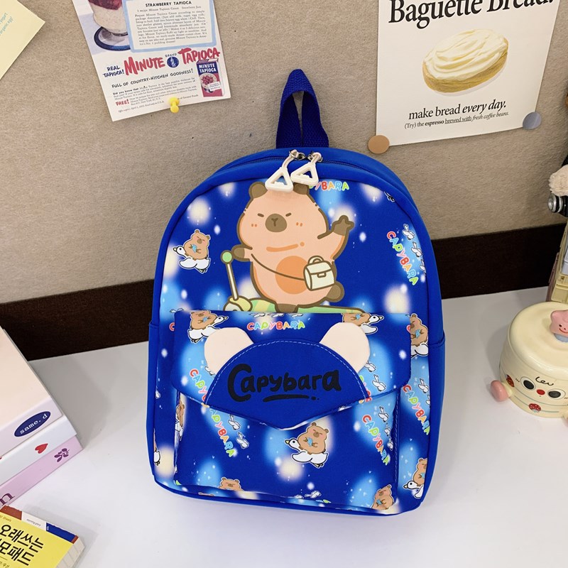 Children's schoolbag 2025 Spring New Style Kindergarten backpack, cartoon, simple and cute, high appearance level for men, girls' bag trend Specification drawing