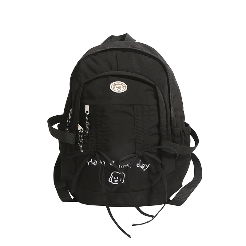Schoolbag girl, Korean style, Instagram, high appearance level, bow, girlish heart, travel backpack, cute and playful, best friend backpack Item Picture