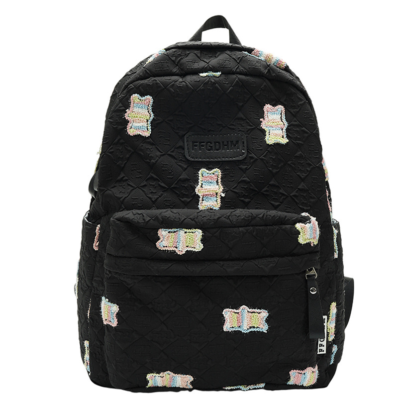 High-appearance-level schoolbag for female junior and senior high school students, large-capacity Japanese-style ins style versatile backpack, travel computer backpack Item Picture