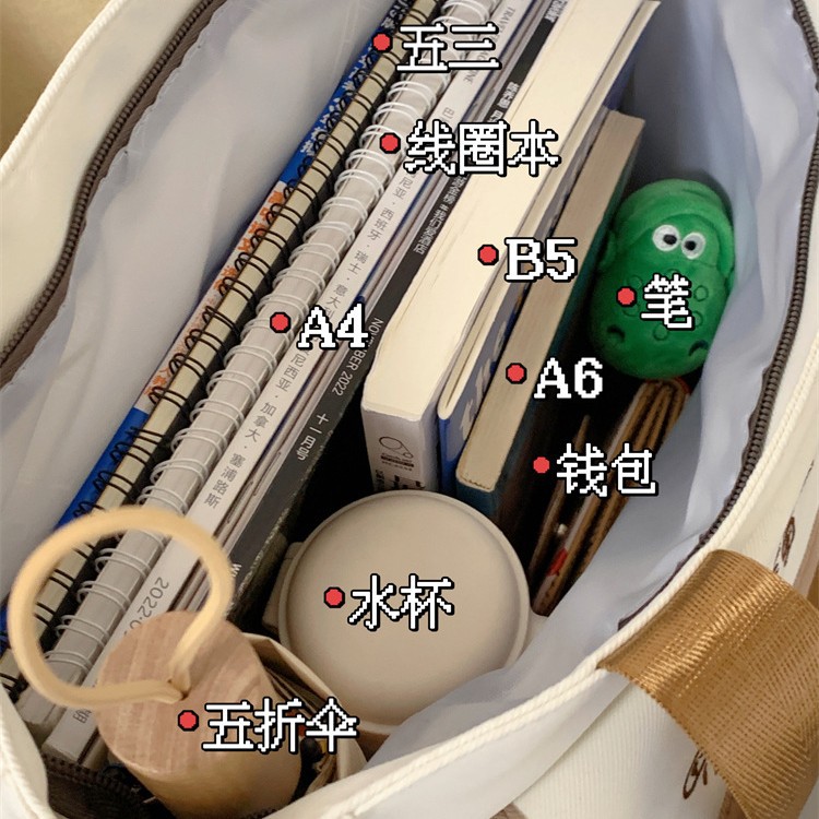 A new school style, fresh and cute, transparent and cute 2D anime bag, a lightweight commuting crossbody bag for junior and senior high school girls Application Scenario