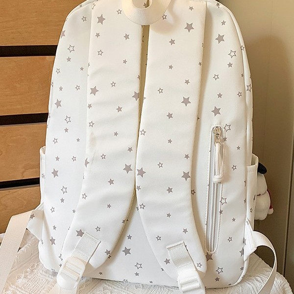 New schoolbag for girls in an ins style, forest-themed, fresh and cute girl travel backpack, high appearance level, middle school backpack Specification drawing