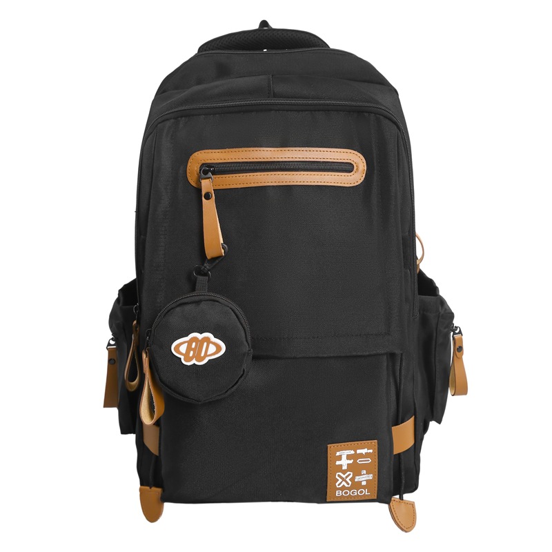 High-quality couple casual backpacks for foreign trade, large-capacity multi-compartment air cushion backpacks for junior and senior high school students Item Picture