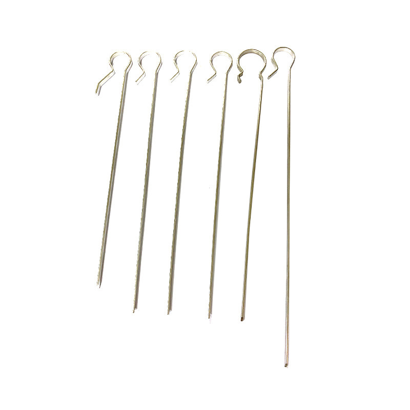 Stainless steel barbecue skewers, round skewers, barbecue needles, steel skewers, mutton kebabs, iron skewers, barbecue skewers, factory wholesale and customization Item Picture