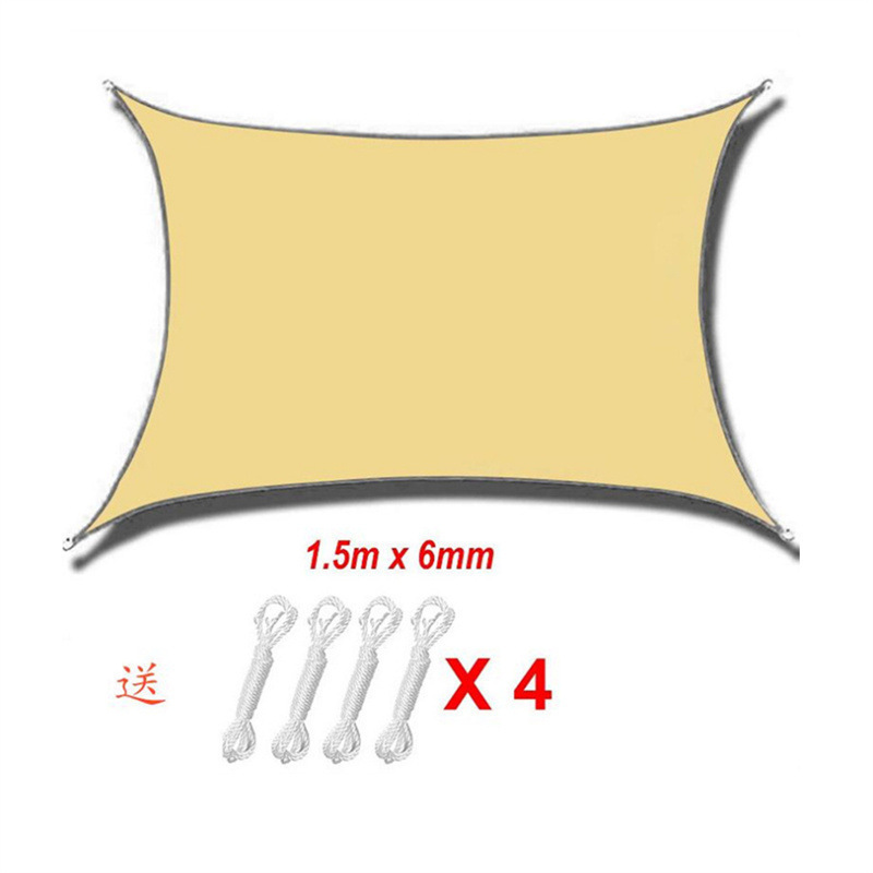 Original manufacturer sunshade sails, outdoor sunshade nets, courtyard and garden sun protection and sunshade fabrics, swimming pool sunshade sails in stock Application Scenario