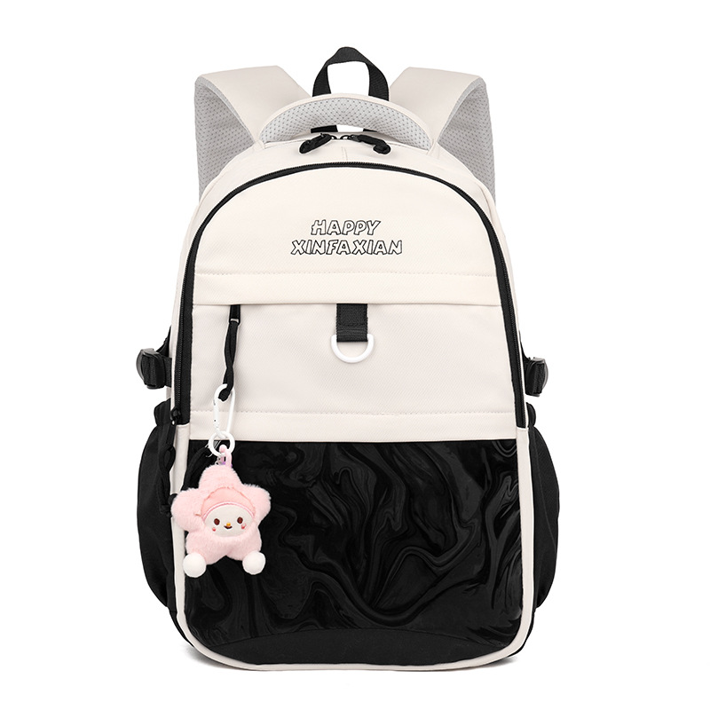 2025 Large-capacity Japanese InS-style, fresh and sweet schoolbag for junior and senior high school students, lightweight and versatile travel backpack Application Scenario