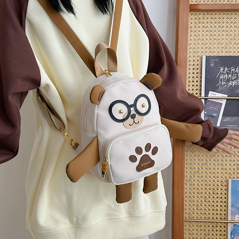 Best-selling cute cartoon panda girl Japanese-style backpack, student Korean-style large-capacity schoolbag, versatile Instagram backpack details Picture