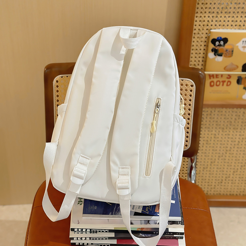 Japanese-style simple, ins, cute, large-capacity schoolbag, versatile backpack for girls, high appearance level, light, casual and simple bag Specification drawing