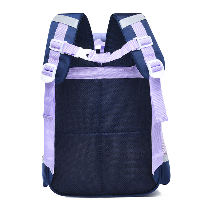 The new high appearance level, fresh, sweet and cute cartoon backpack, transparent smudge pain bag and lightweight backpack for girls Specification drawing