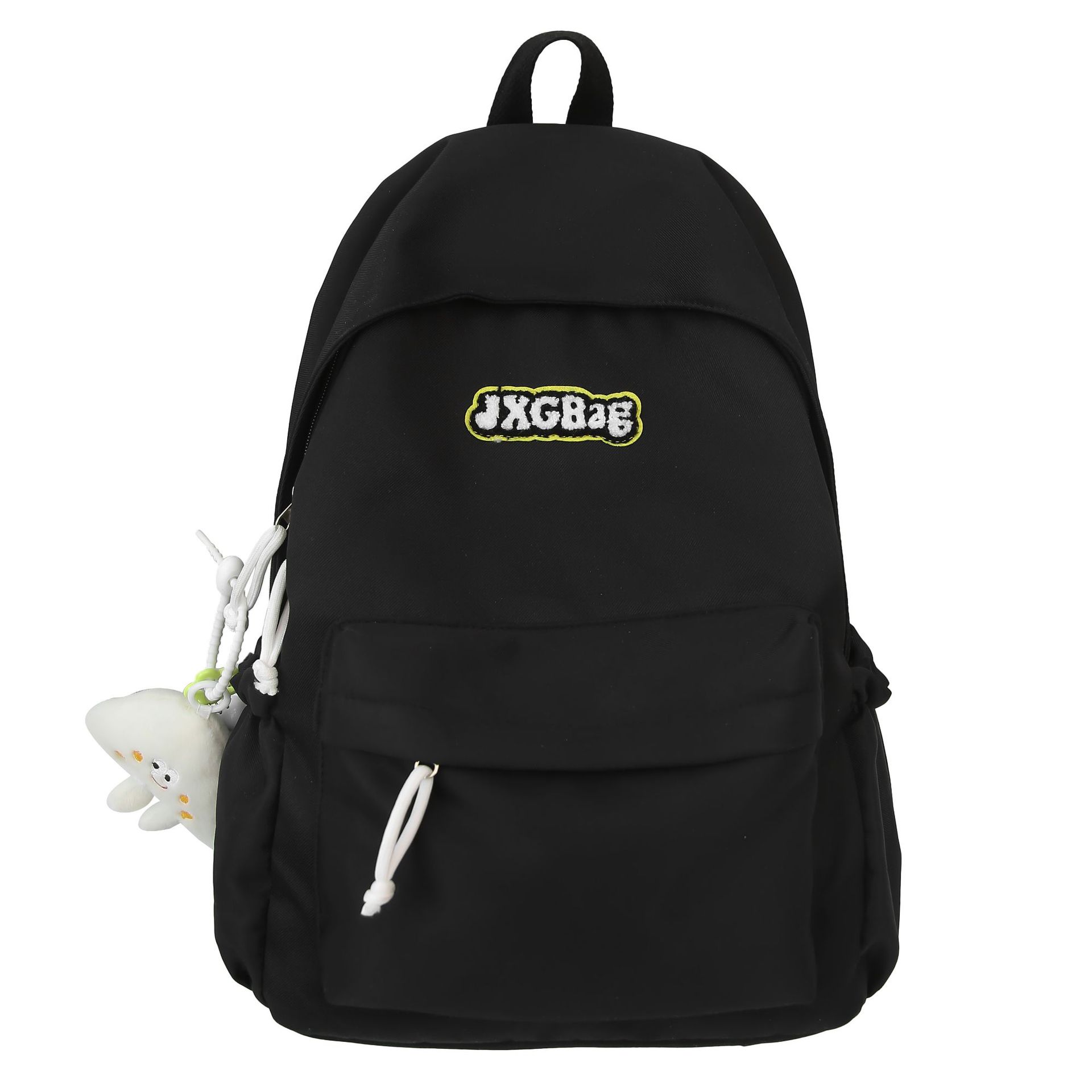 Forest-style Instagram minimalist campus girl schoolbag, Japanese-style Harajuku style vintage solid-color middle school backpack Item Picture