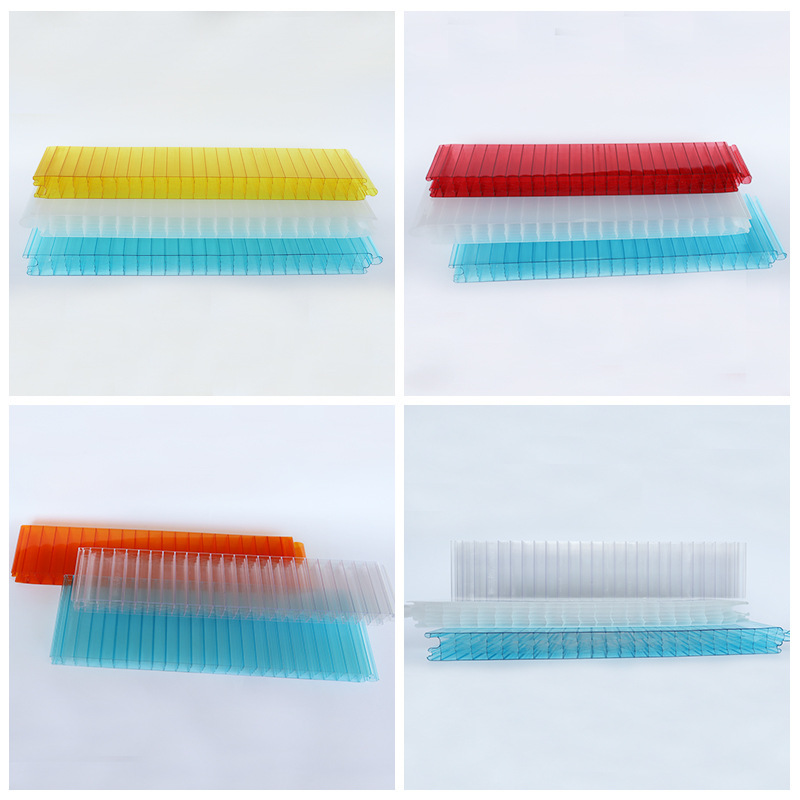 PC high-transparency interlocking board, transparent curtain wall partition splicing board, diffusion board, storefront partition, polycarbonate sheet Application Scenario