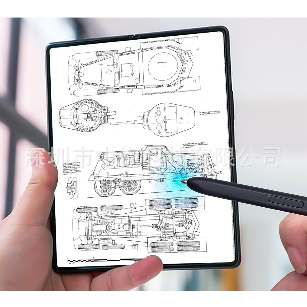 Suitable for Samsung S6lite S7 S9 stylus nibs, Note 10/20 stainless steel titanium alloy replacement refills details Picture