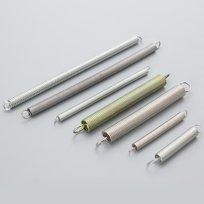 High-quality temperature-resistant double-ear hook tension spring, mechanical double-hook tension spring 304, special-shaped hook return tension spring details Picture