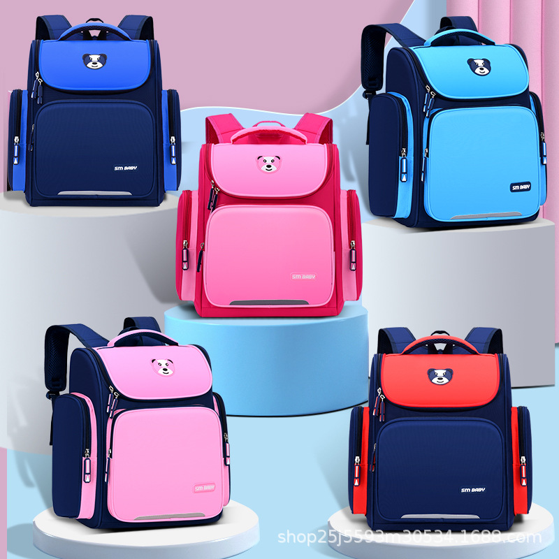 Factory direct sales of school bags for primary school students with logo printing, customized tutorial classes for children's training institutions, wholesale of printed backpacks full figure