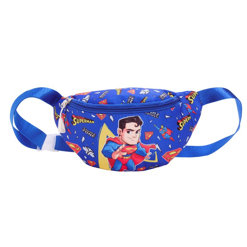 2025 New Children's coin Purse: Boys' Fashionable cartoon Superman coin bag, outdoor crossbody bag, Boys' and Girls' small backpacks Item Picture