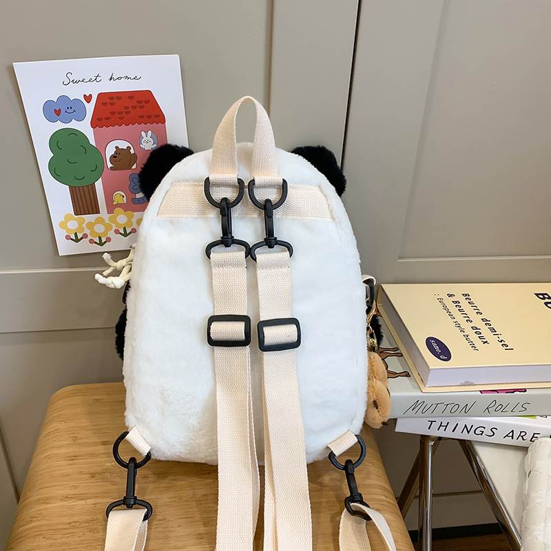 Cute cartoon, high appearance level single-shoulder bag, Japanese sweet and soft girl, versatile student crossbody bag, ugly cute and funny backpack Specification drawing