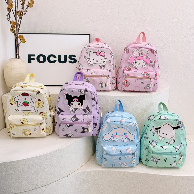 Cute and fresh small backpack for women, casual and light travel, primary school and children's schoolbag, Korean version large capacity backpack full figure