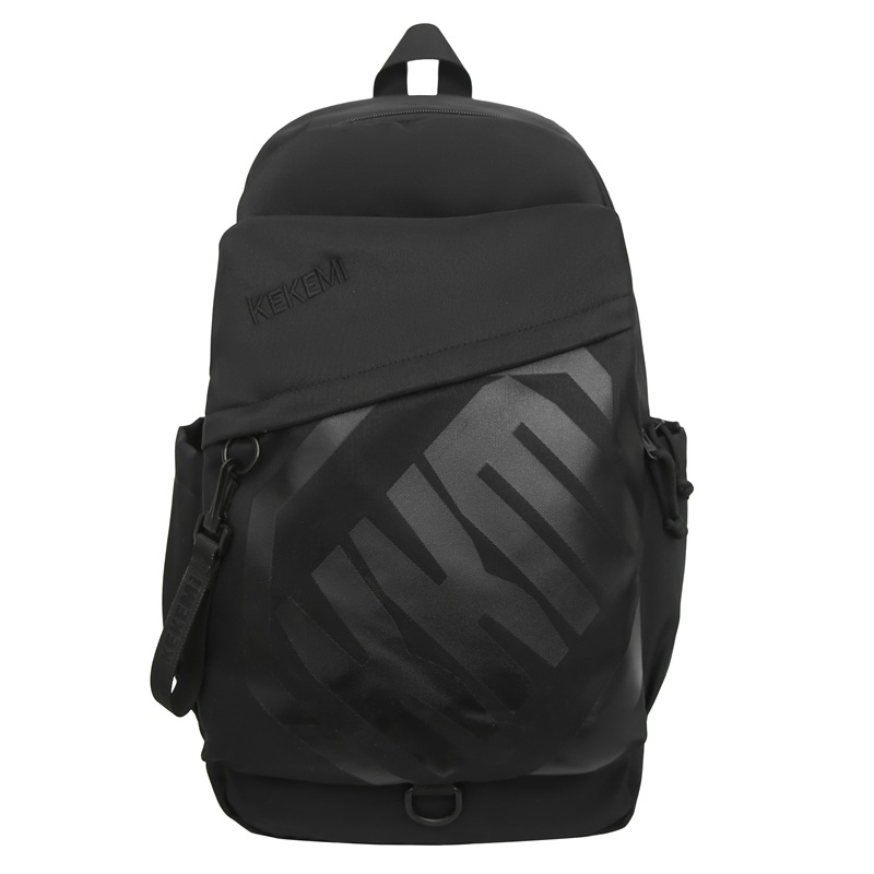 New high-appearance-level letter-style backpack for couples, casual, simple, lightweight, commuting, fashionable and versatile, large-capacity backpack Item Picture