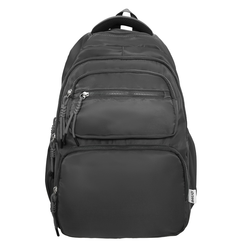 Japanese college student schoolbags, cool and large-capacity, couple's high-appearance-level backpacks, Korean style Instagram casual and versatile backpacks Item Picture