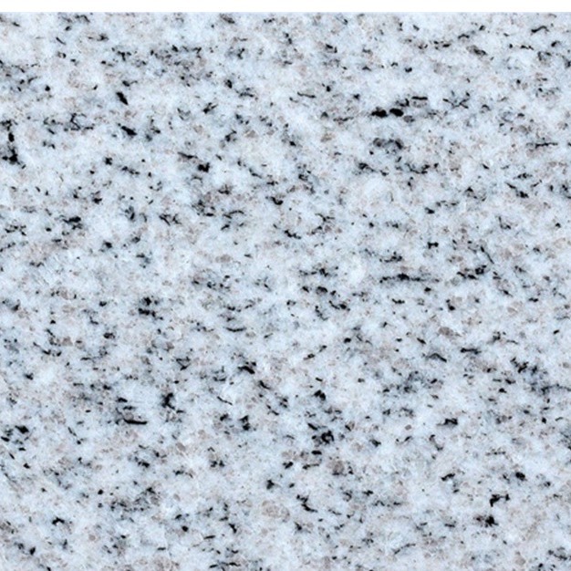 Shandong white granite polished slab, litchi surface, sesame white, square and park stone bricks, sesame white flamed slab Item Picture