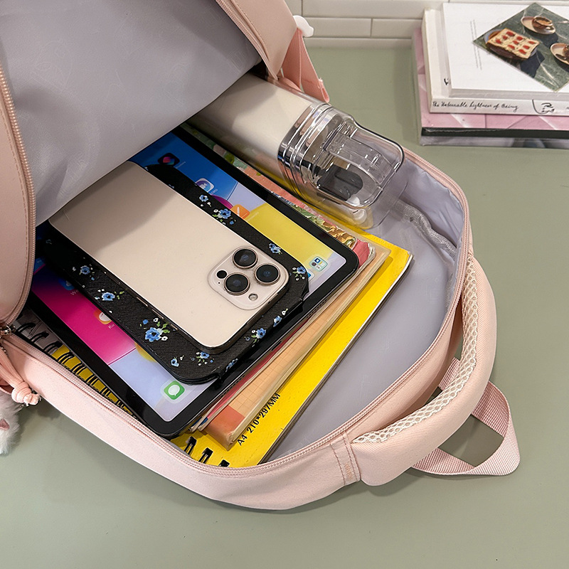 A new high-appearance-level college style Japanese-style fresh, sweet and cute house backpack with large capacity for junior and senior high school students Application Scenario