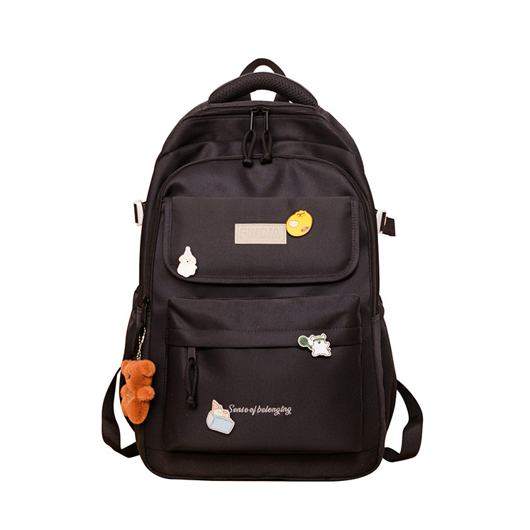 A new 2025 Korean-style ins high-appearance-level, fresh and sweet candy-colored backpack with large capacity for junior and senior high school students Item Picture