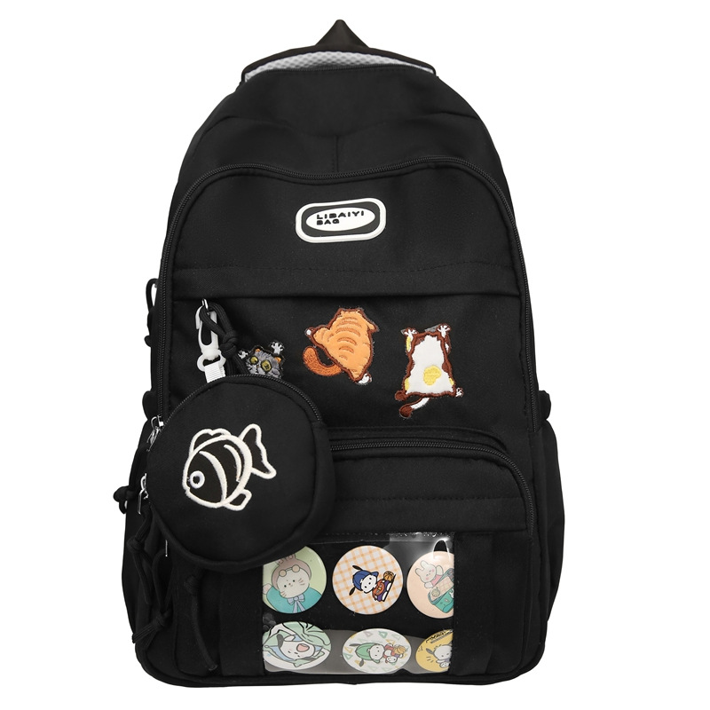 The new forest-themed ins bag features a high level of appearance, is fresh, sweet and cute. It comes with a cute little cat smudging pain bag, a tutorial bag and a large capacity backpack Item Picture