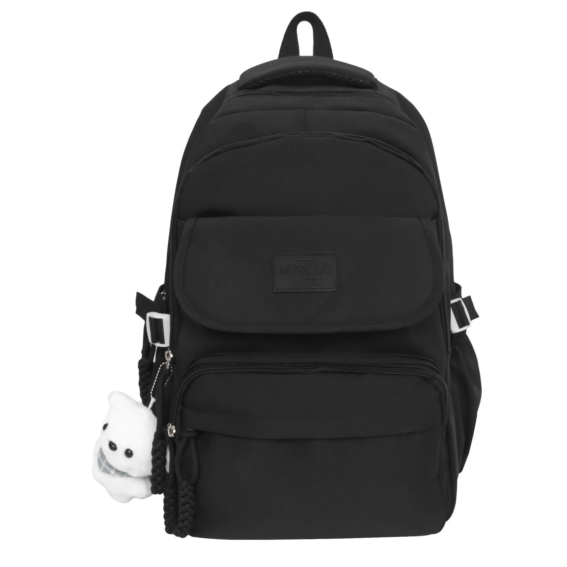 Japanese-style ins backpack with a large capacity and multiple compartments, lightweight middle school backpack and college student travel backpack Item Picture