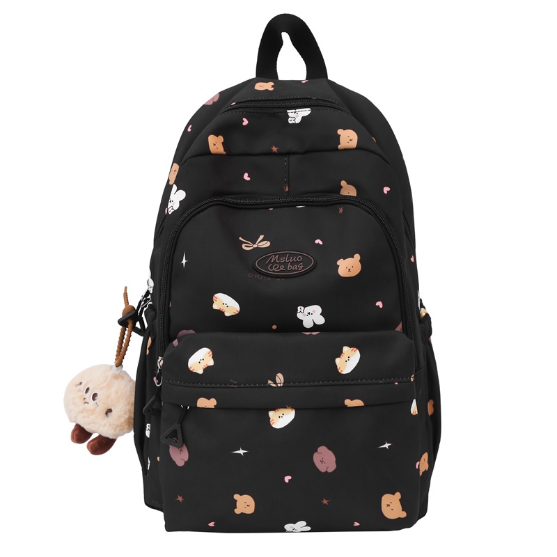 A cute little backpack for girls going out, a small backpack for girls on both shoulders, a new summer 2024 model, a lovely little schoolbag for girls' tutorial classes Item Picture