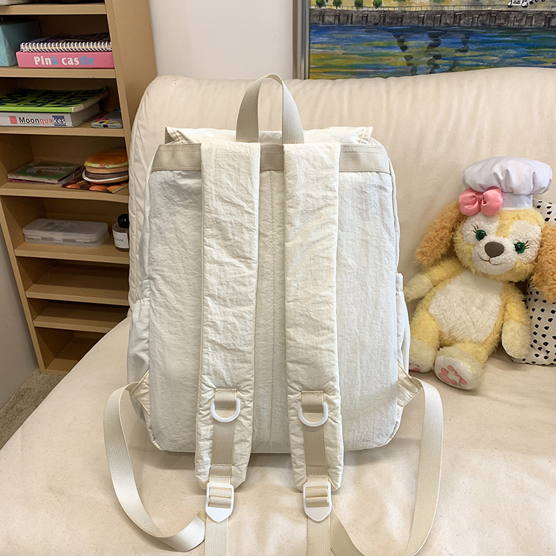 Lightweight and casual outdoor travel backpack 2025 New model schoolbag for female college students, fashionable commuting and hiking backpack for men Specification drawing