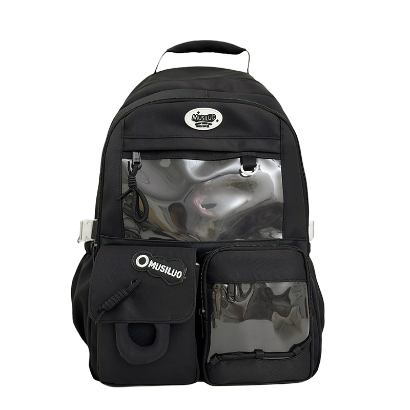 A new high-appearance-level Japanese ins school style fresh and sweet backpack, a lightweight and large-capacity backpack for junior and senior high school students Item Picture
