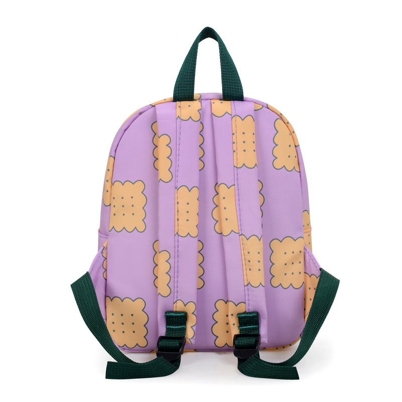 Korean-style fashionable, cute and stylish girl backpack, versatile children's cartoon schoolbag, casual spring outing backpack Specification drawing