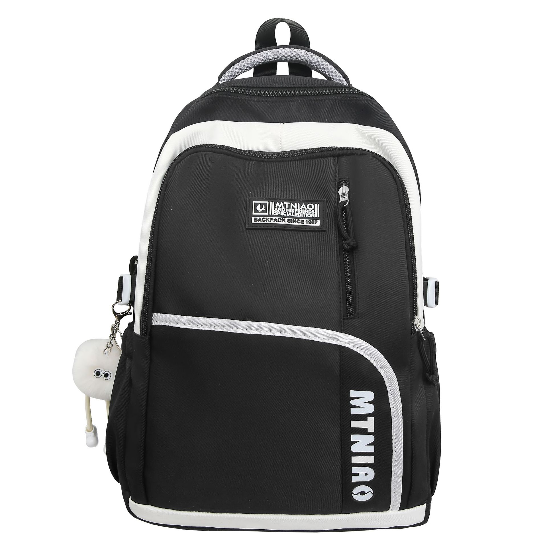 The 2025 new model of simple, large-capacity, multi-compartment schoolbag for grades 3-6 is lightweight and versatile. It is a computer bag and a casual backpack Item Picture