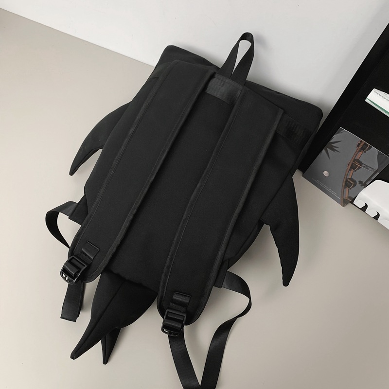 This backpack features an original design with unique personality. It's a trendy backpack for both men and women. It's a large-capacity, fashionable backpack Specification drawing