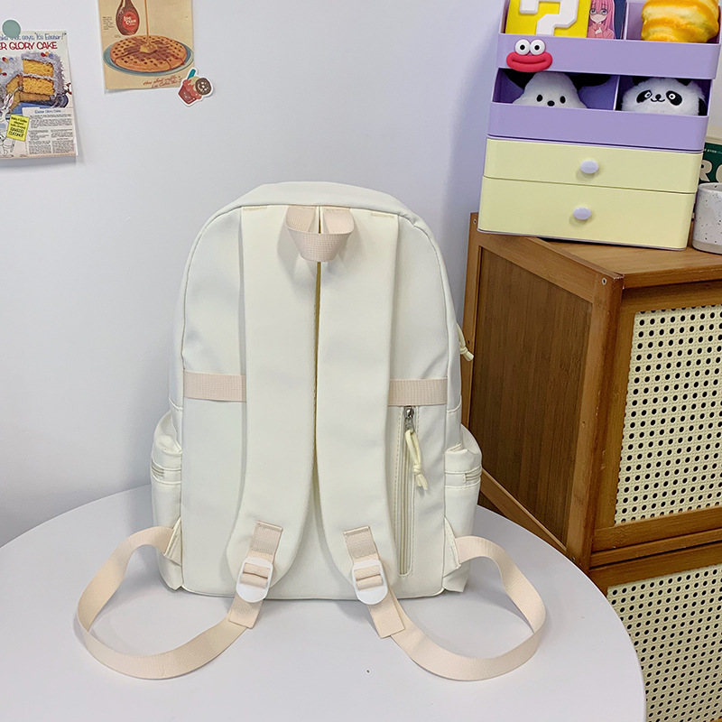 Spring new schoolbag for girls, forest-style fresh and light travel backpack, Korean-style girlish small backpack Specification drawing