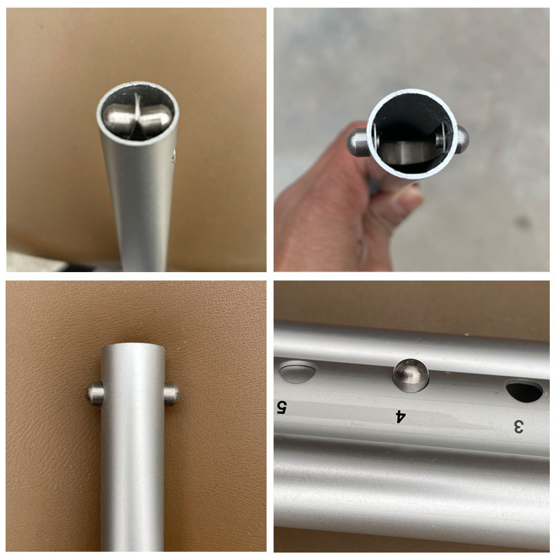 Walking stick marbles, walking stick spring card, card bean height adjustment section, walking aid height, double-sided toilet chair accessories 8 Application Scenario