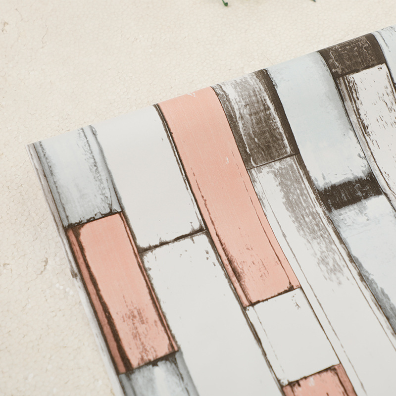 Self-adhesive wallpaper, bedroom and living room furniture, waterproof wall, brick wallpaper, modern, simple and retro wallpaper wholesale Specification drawing