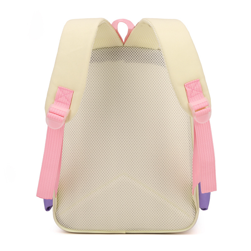 A new high-appearancelevel, sweet and cute schoolbag for primary school students in grades 1 to 3, with a large capacity for casual, light and commuting Specification drawing