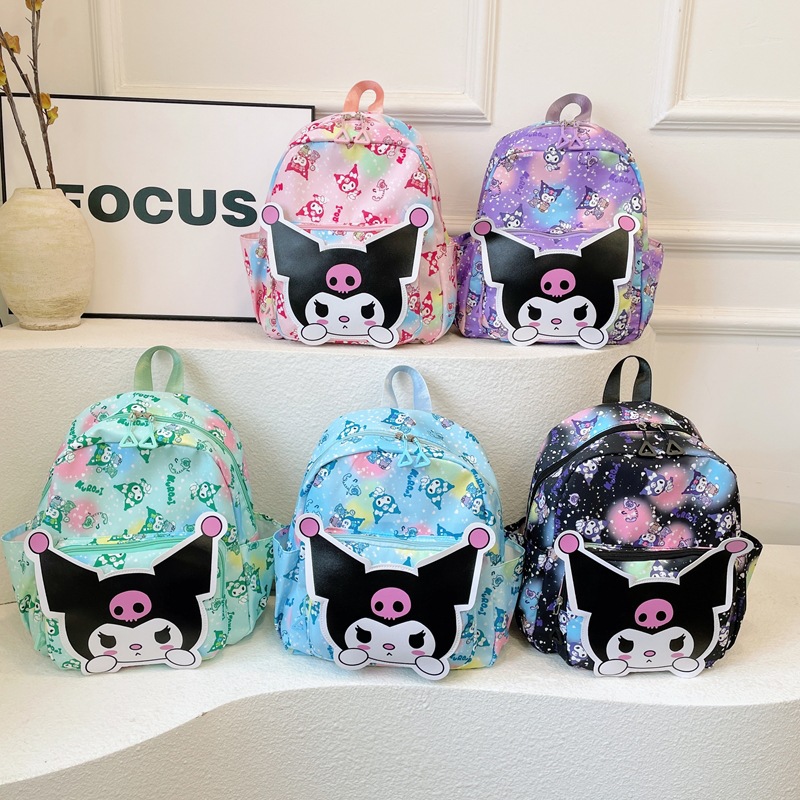 Trendy children's backpacks 2024 new style, cute cartoon casual backpacks for girls, trendy and fashionable anime schoolbags full figure