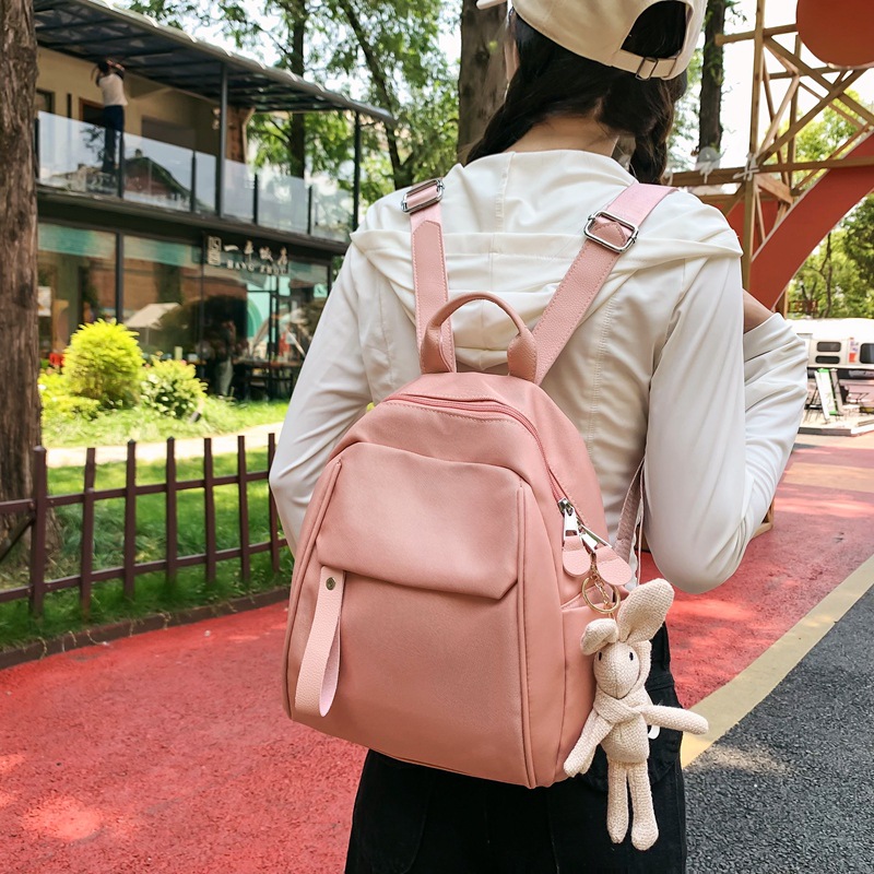 Korean-style fashionable ladies' lightweight, mini and versatile backpack for work, commuting and travel, casual and simple single-shoulder bag full figure