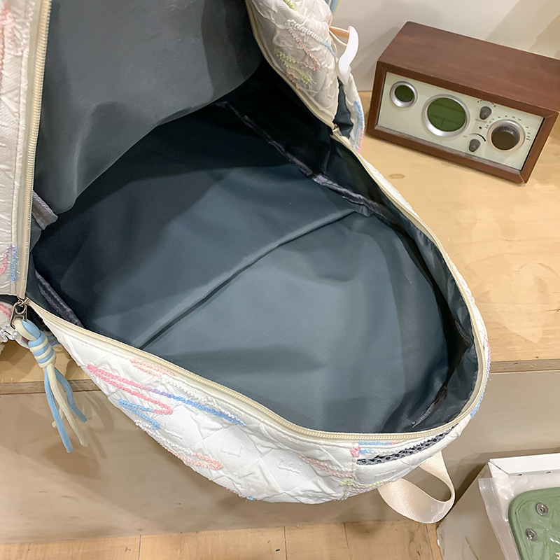 The new high-appeal ins Japanese-style backpack is cute, casual, simple and has a large capacity. It is a versatile commuting and after-school bag Application Scenario
