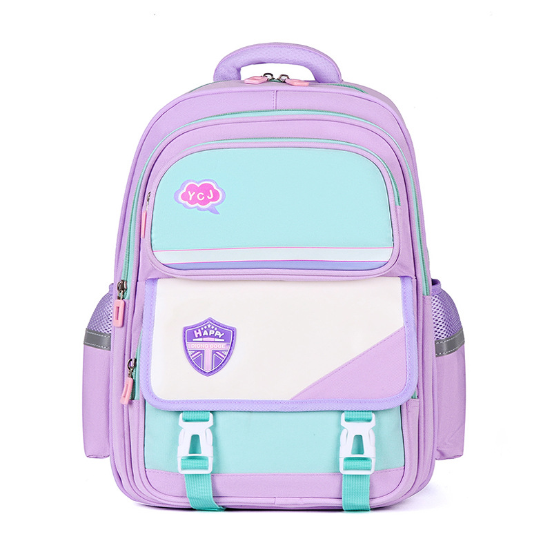 New 2023 primary school backpack for grades 1 to 6: Lightweight, load-reducing, back-protecting, large-capacity double-shoulder backpack for boys and girls Item Picture