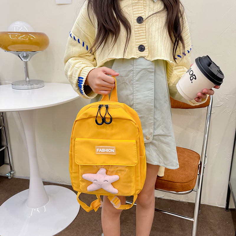 A fresh and stylish Japanese-style mini backpack, a new 2024 fashionable starfish casual bag, a trendy children's small schoolbag Application Scenario