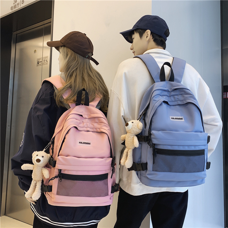 The new couple backpacks from Dicailo are cool and trendy for junior high school girls and college students, as well as for outdoor travel Specification drawing