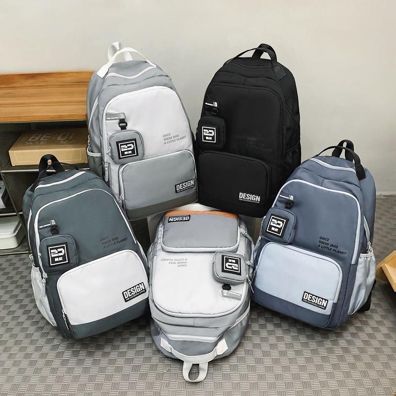 New student backpack, Korean-style lightweight and casual travel backpack, high appearance level backpack for junior high school girls details Picture