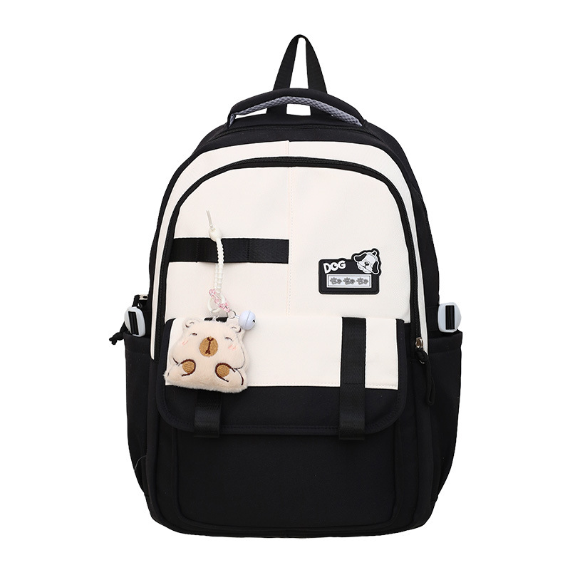 A new Korean-style backpack with a high level of appearance for junior and senior high school students. It is casual, simple, lightweight and versatile for commuting. It has a large capacity Item Picture